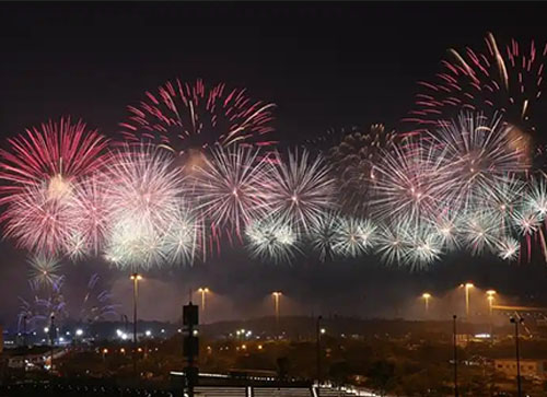 米易县焰火晚会